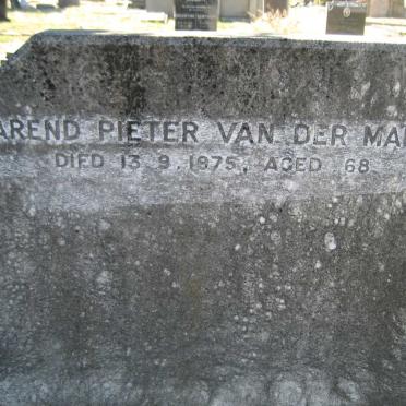 MAREL Barend Pieter, van der -1975 &amp; Sylvia Ina RUPNIK -1967