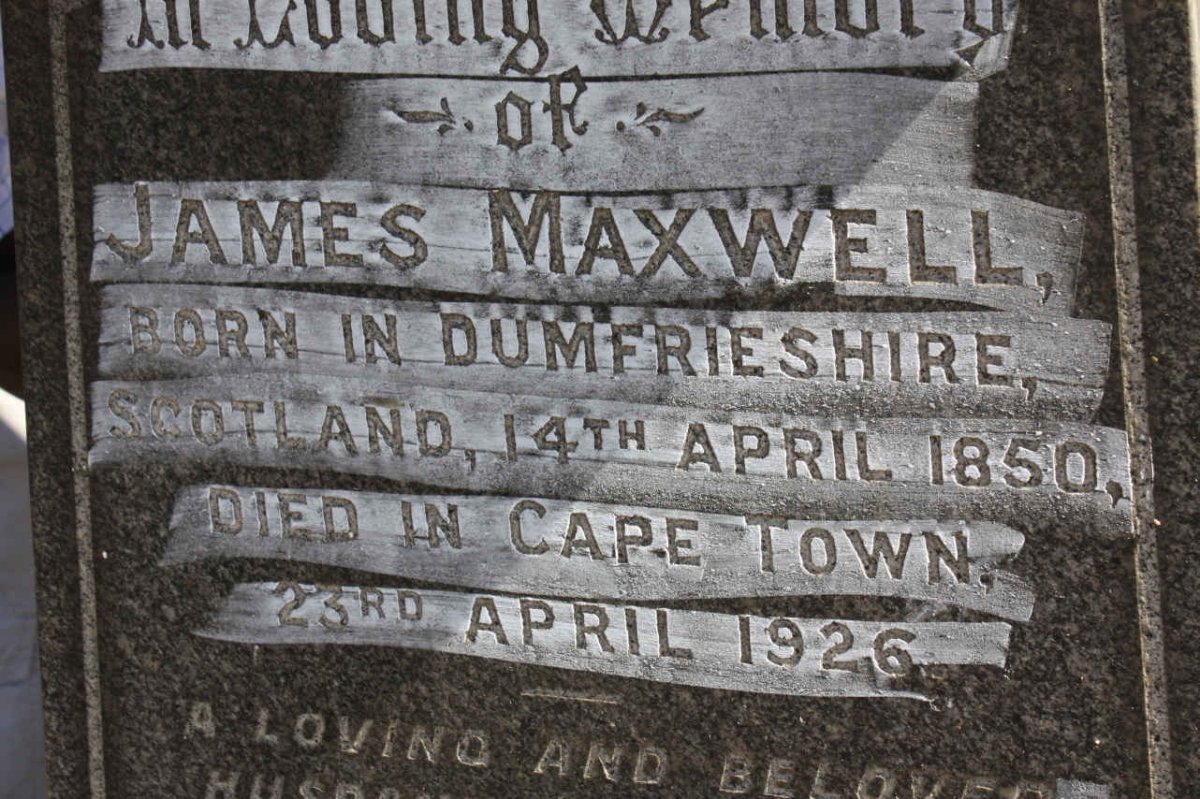 MAXWELL James 1850-1926