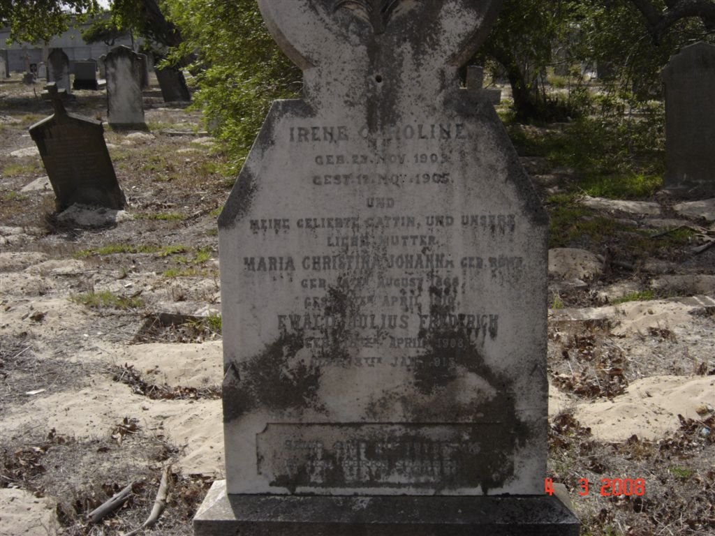 MAASCH Maria Christina Johanna nee RONS 1868-1910