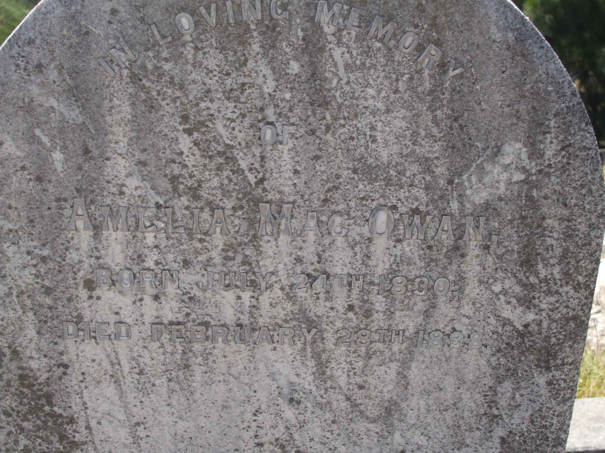 MacOWEN Amelia 1830-1898