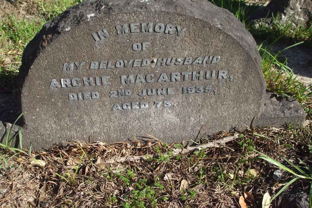 MACARTHUR Archie -1935