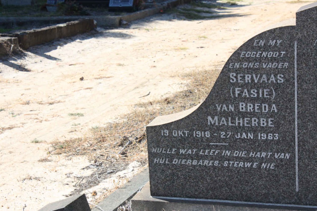MALHERBE Servaas Van Breda 1918-1963