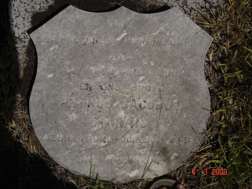 MARAIS Petrus Jacobus 1922-??