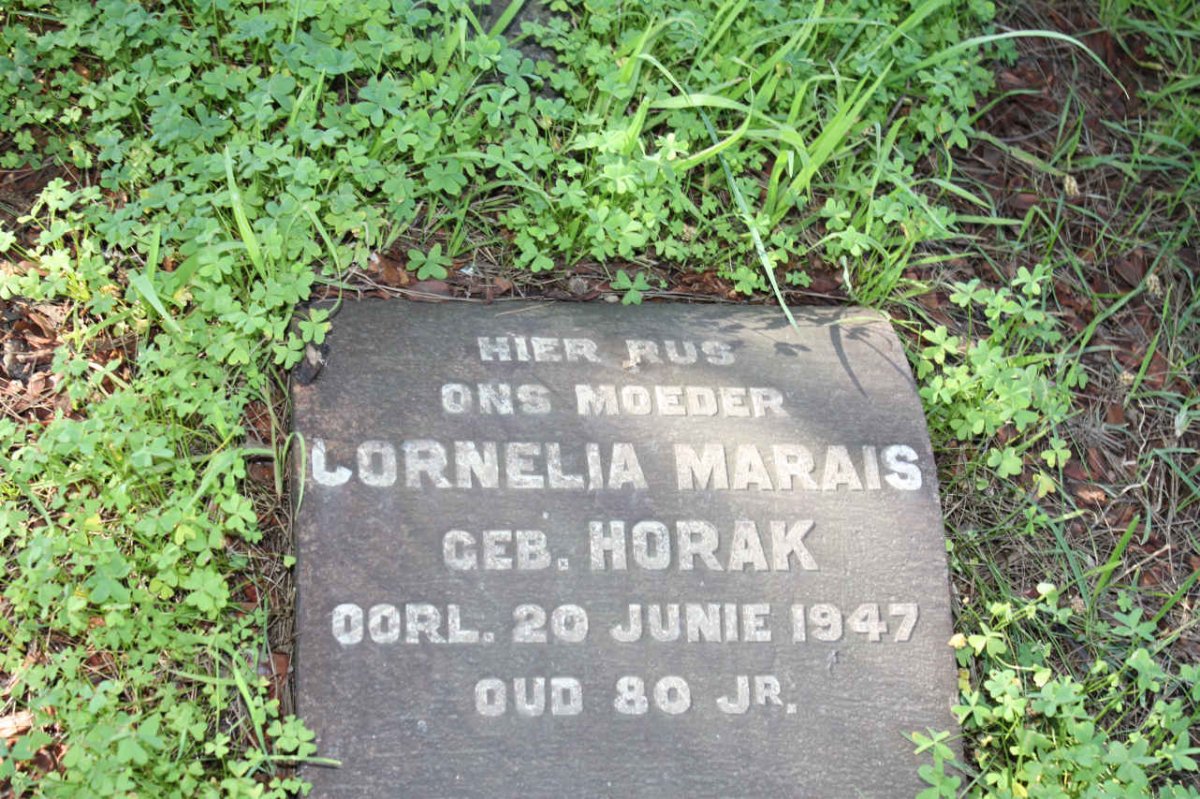 MARAIS Cornelia nee HORAK -1947
