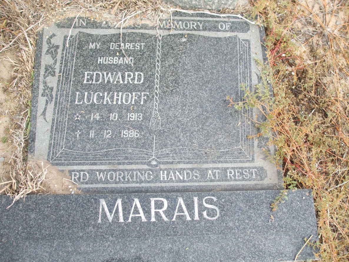 MARAIS Edward Luckhoff 1913-1986