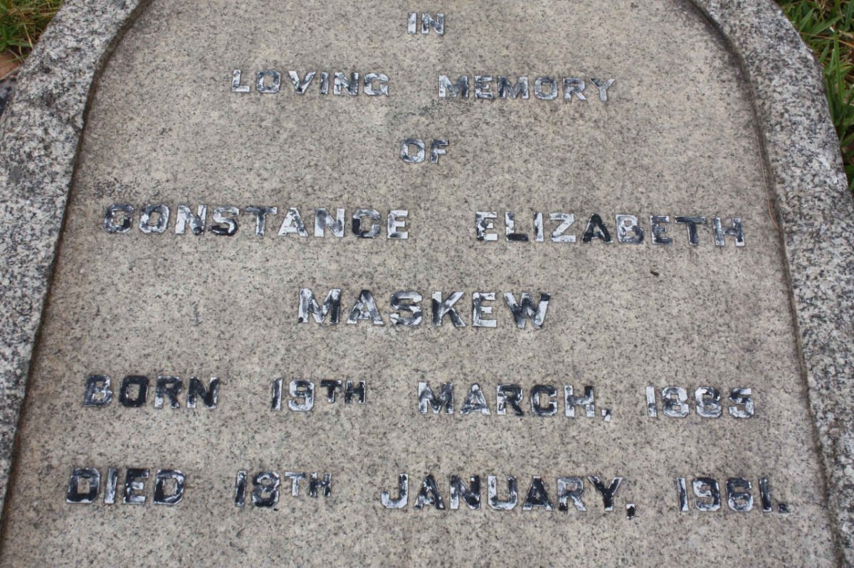 MASKEW Constance Elizabeth 1963-1981