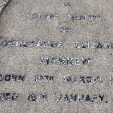 MASKEW Constance Elizabeth 1963-1981