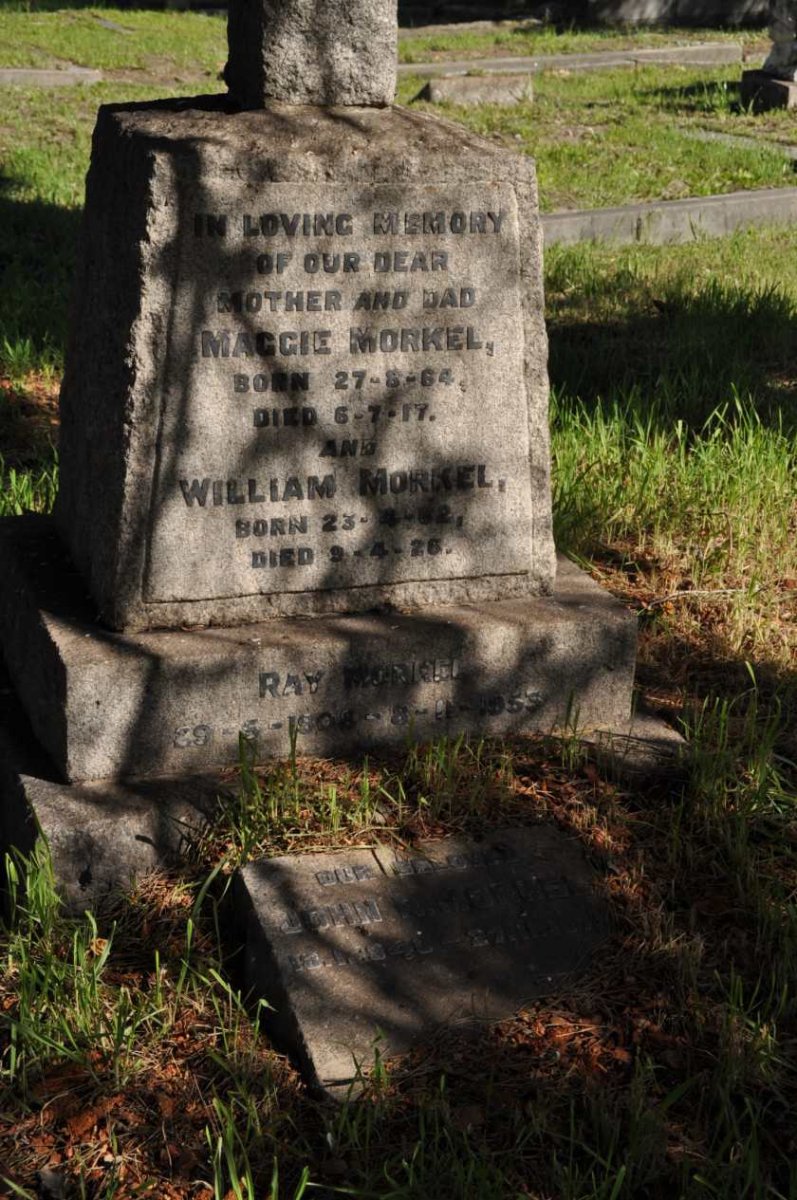 MORKEL William 1862-1926 &amp; Maggie 1864-1917 :: MORKEL Ray 1908-195? :: MORKEL John W.