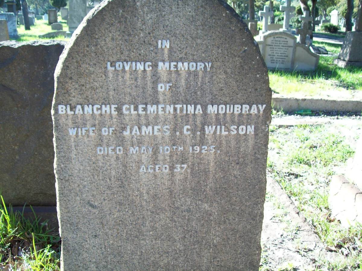 MOUBRAY Blanche Clementina -1925