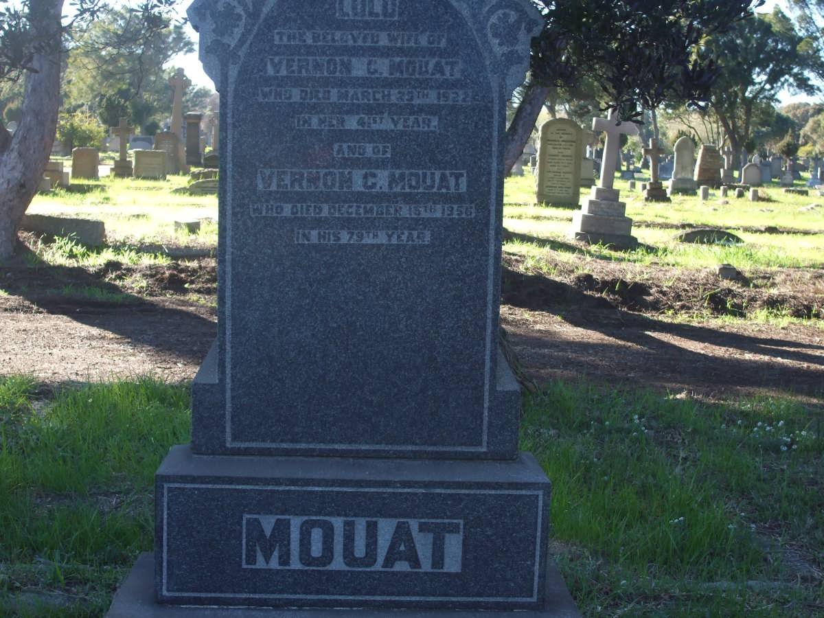 MOUAT Vernon G. -1956 &amp; Lulu -1922