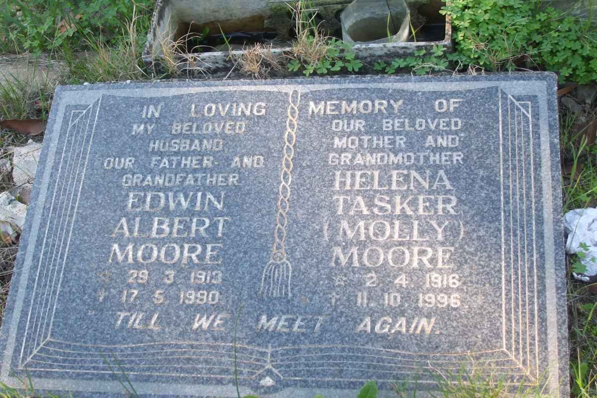 MOORE Edwin Albert 1913-1990 &amp; Helena Tasker 1916-1996