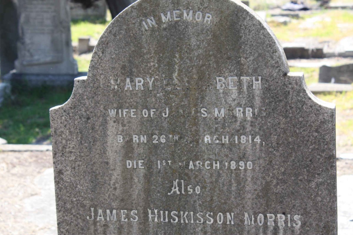 MORRIS Mary Elizabeth 1814-1890 