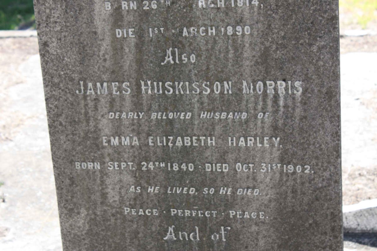 MORRIS James HUSKISSON 1840-1902