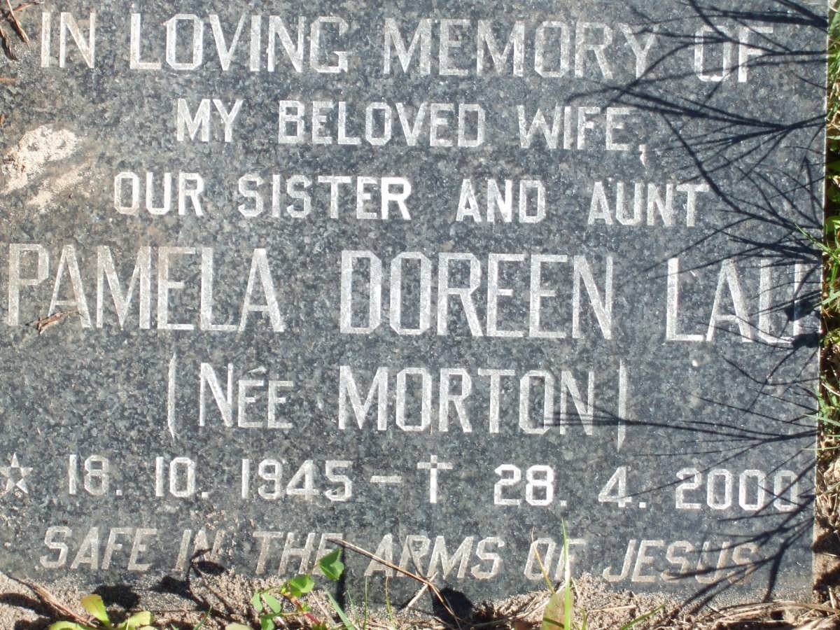 LAU Pamela Doreen nee MORTON 1945-2000