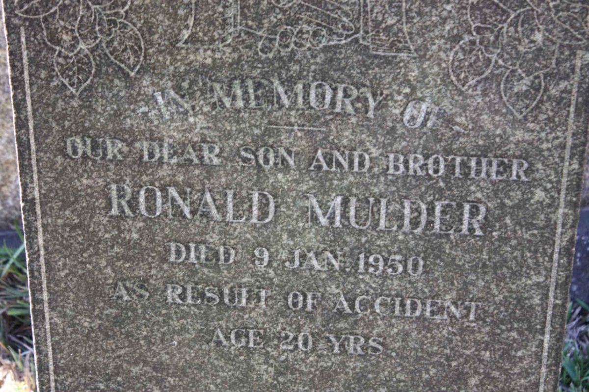 MULDER Ronald -1950