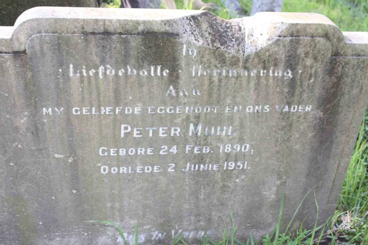 MUHL Peter 1890-1951