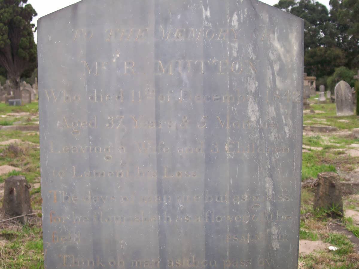 MUTTON R. -1842