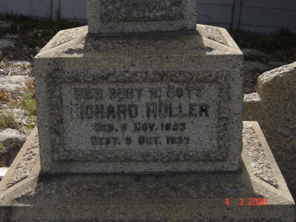 MÜLLER Richard 1853-1937
