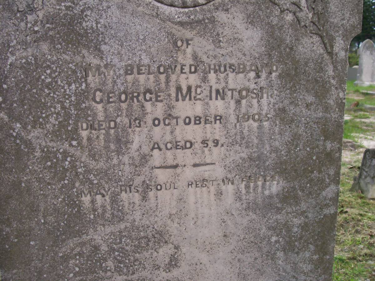 McINTOSH George -1905