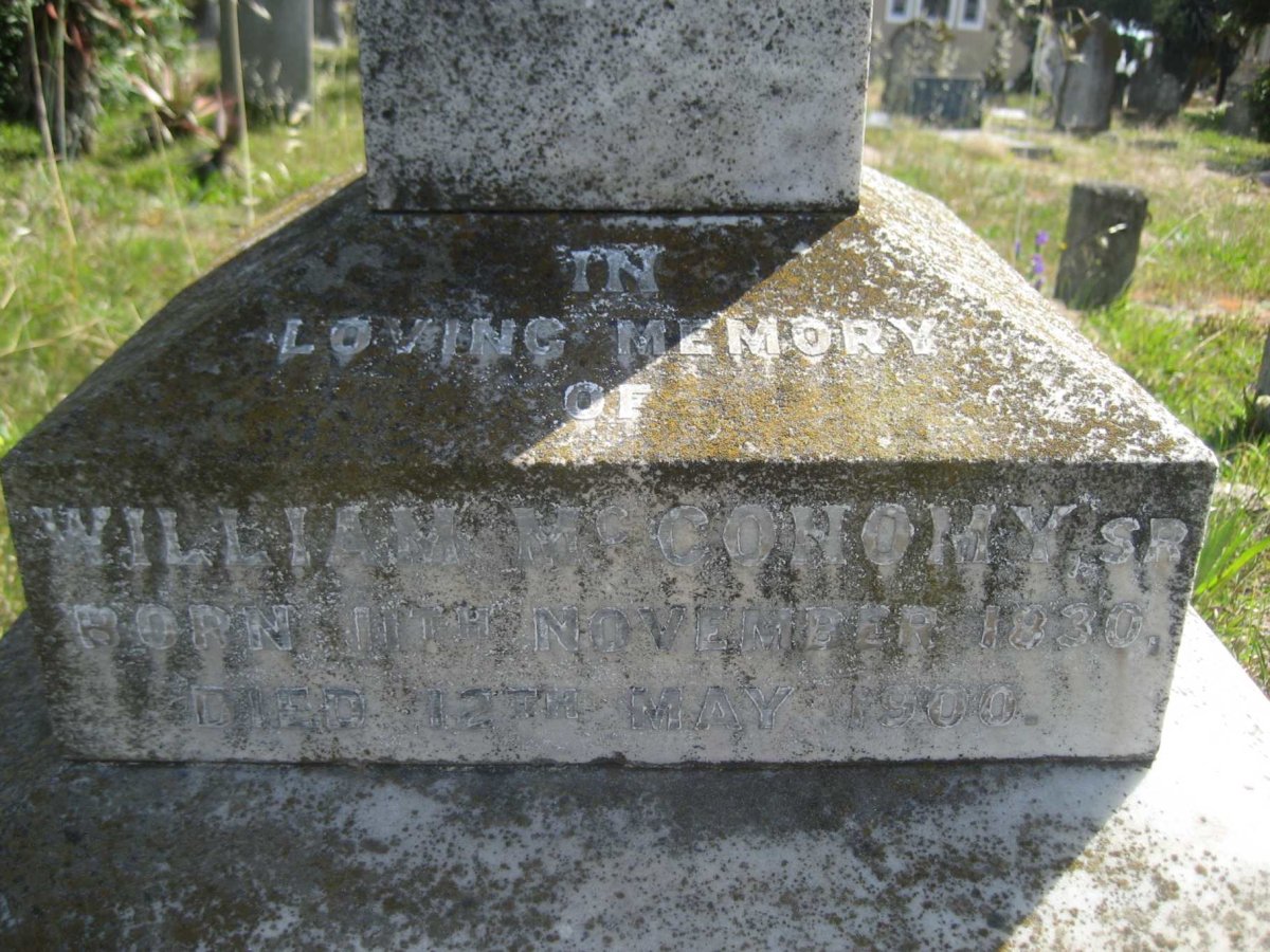 McCONOMY William 1830-1900