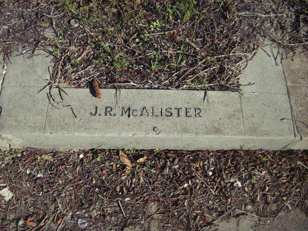 McALISTER J.R.