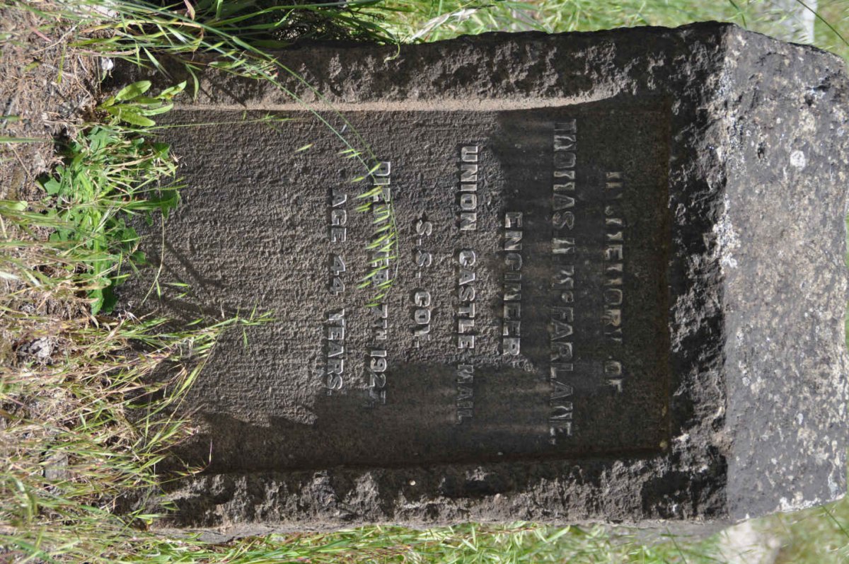 McFARLANE Thomas H. -1927