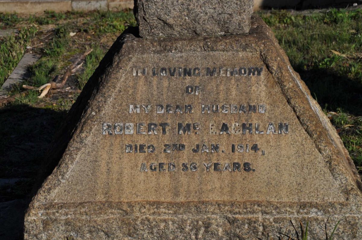 McLACHLAN Robert -1914