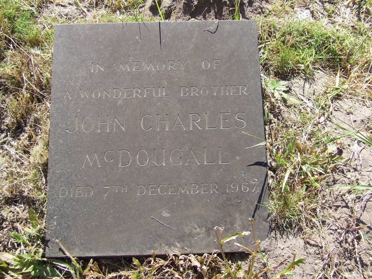 McDOUGALL John Charles -1967