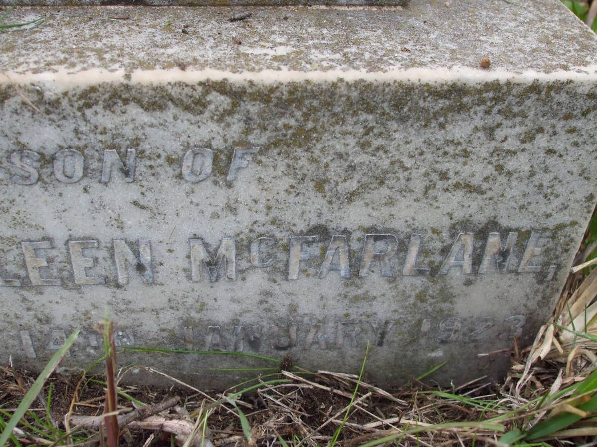 McFARLANE Kenneth 1923-1923