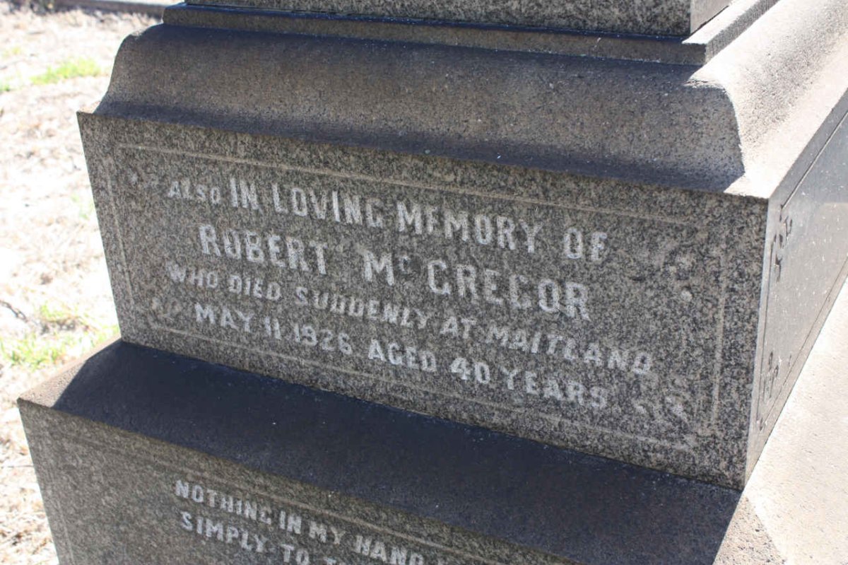 Mc GREGOR Robert -1926