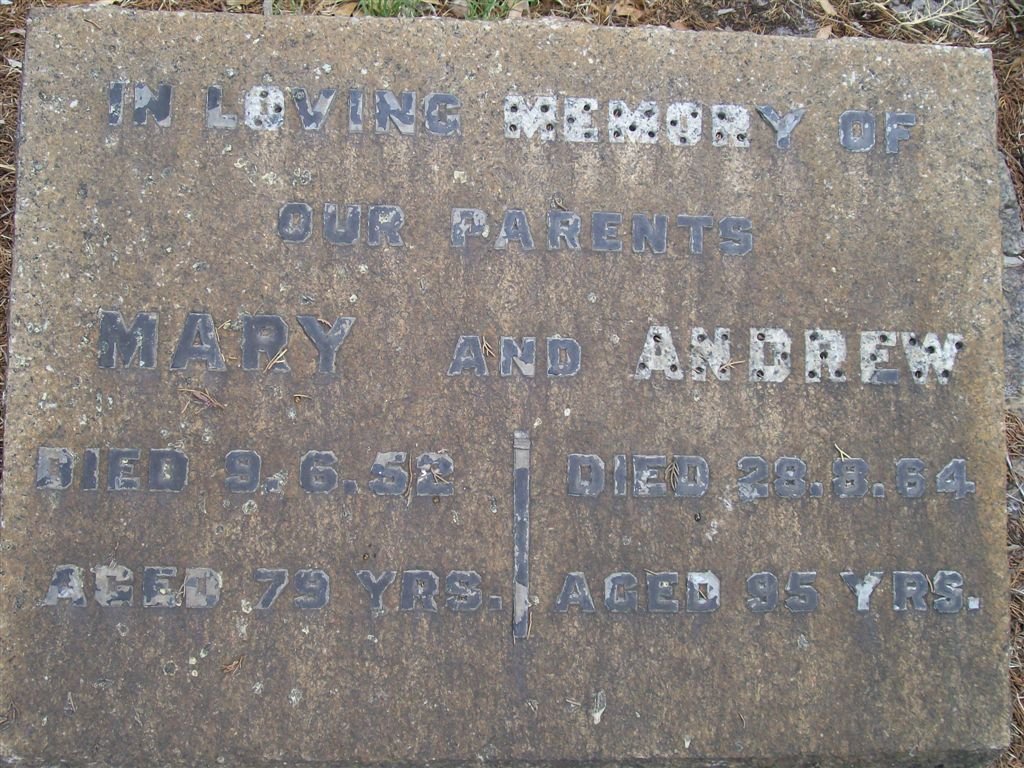 McKEAND Andrew -1964 &amp; Mary -1952