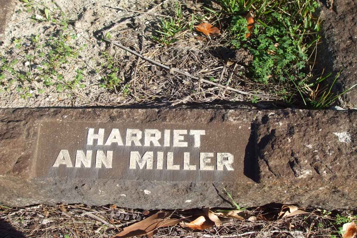 MILLER Harriet Ann