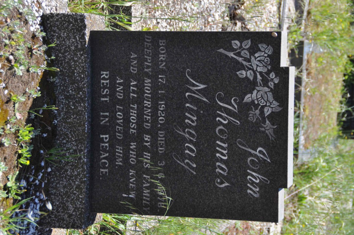MINGAY John Thomas 1920-1978