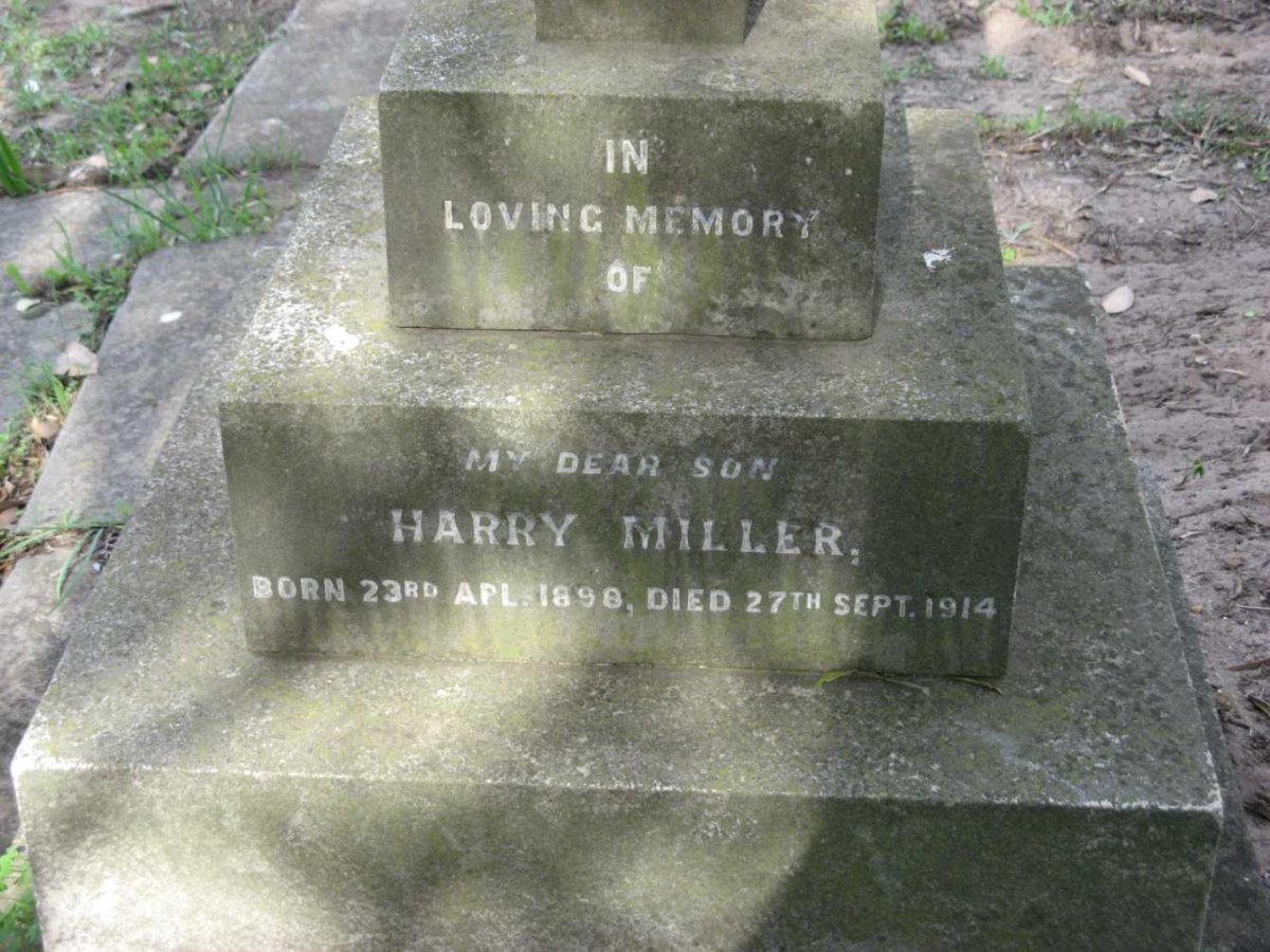 MILLER Harry 1898-1914