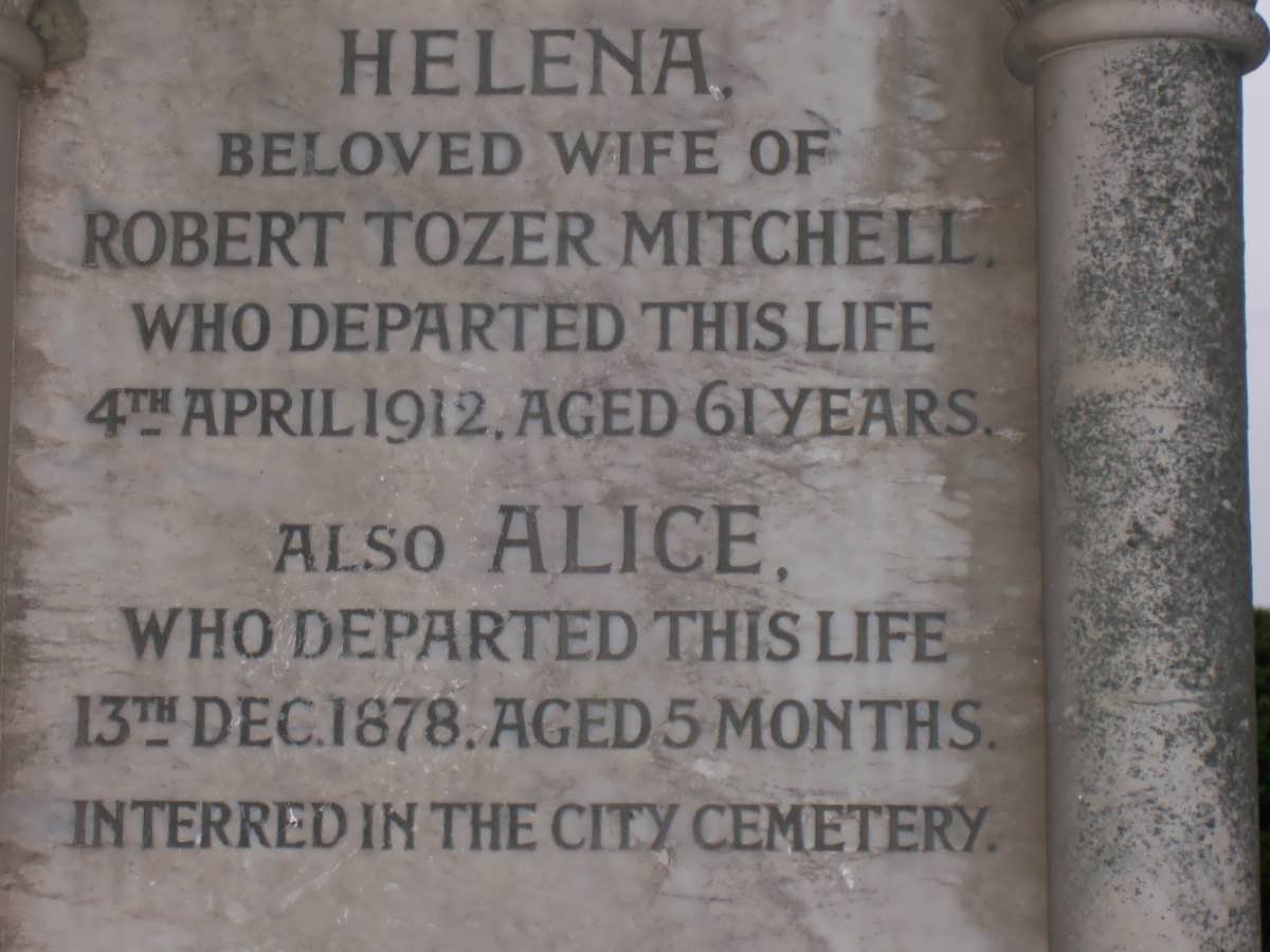 MITCHELL Helena -1912 :: MITCHELL Alice -1878