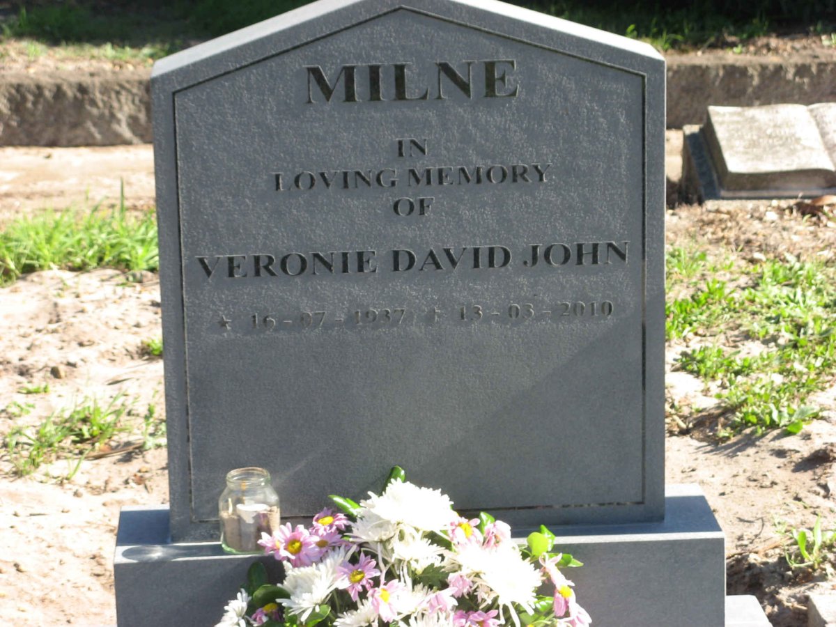MILNE Veronie David John 1937-2010