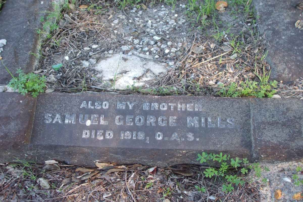 MILLS Samuel George -1918