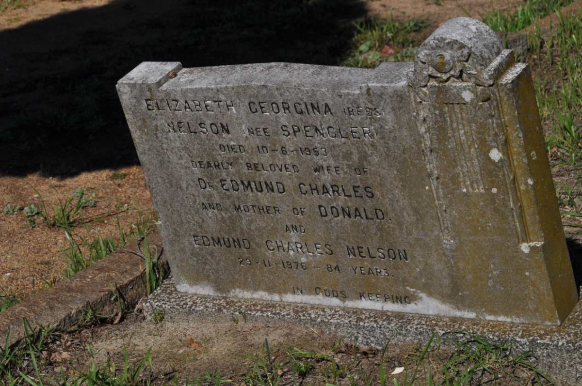 NELSON Edmund Charles -1976 &amp; Elizabeth Georgina SPENGLER -1953
