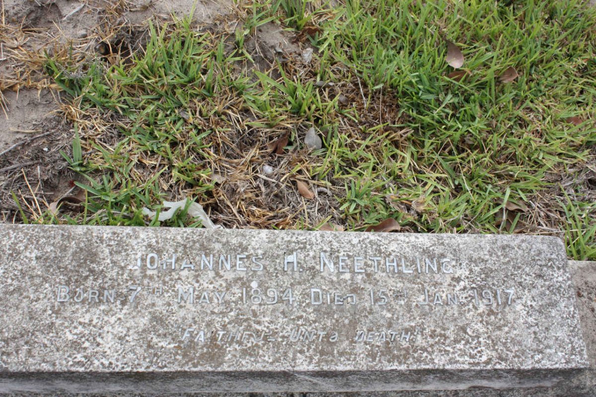 NEETHLING Johannes H. 1894-1917