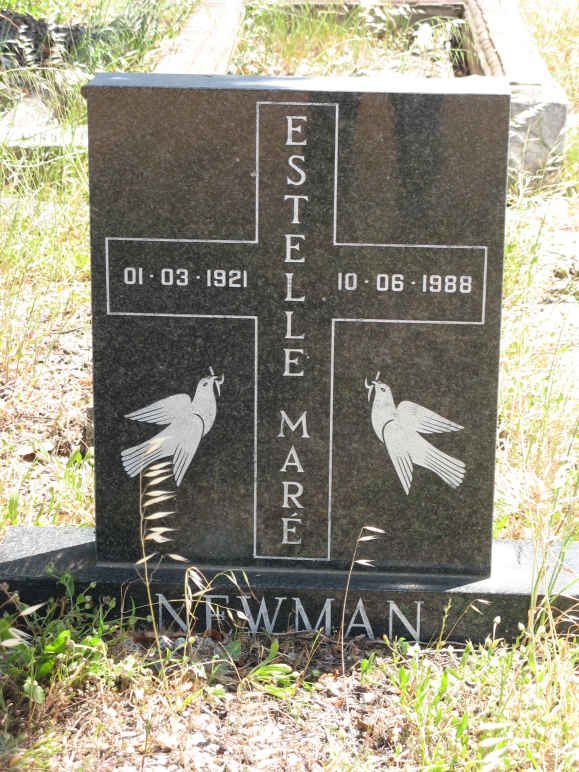 NEWMAN Estelle Maré 1921-1988