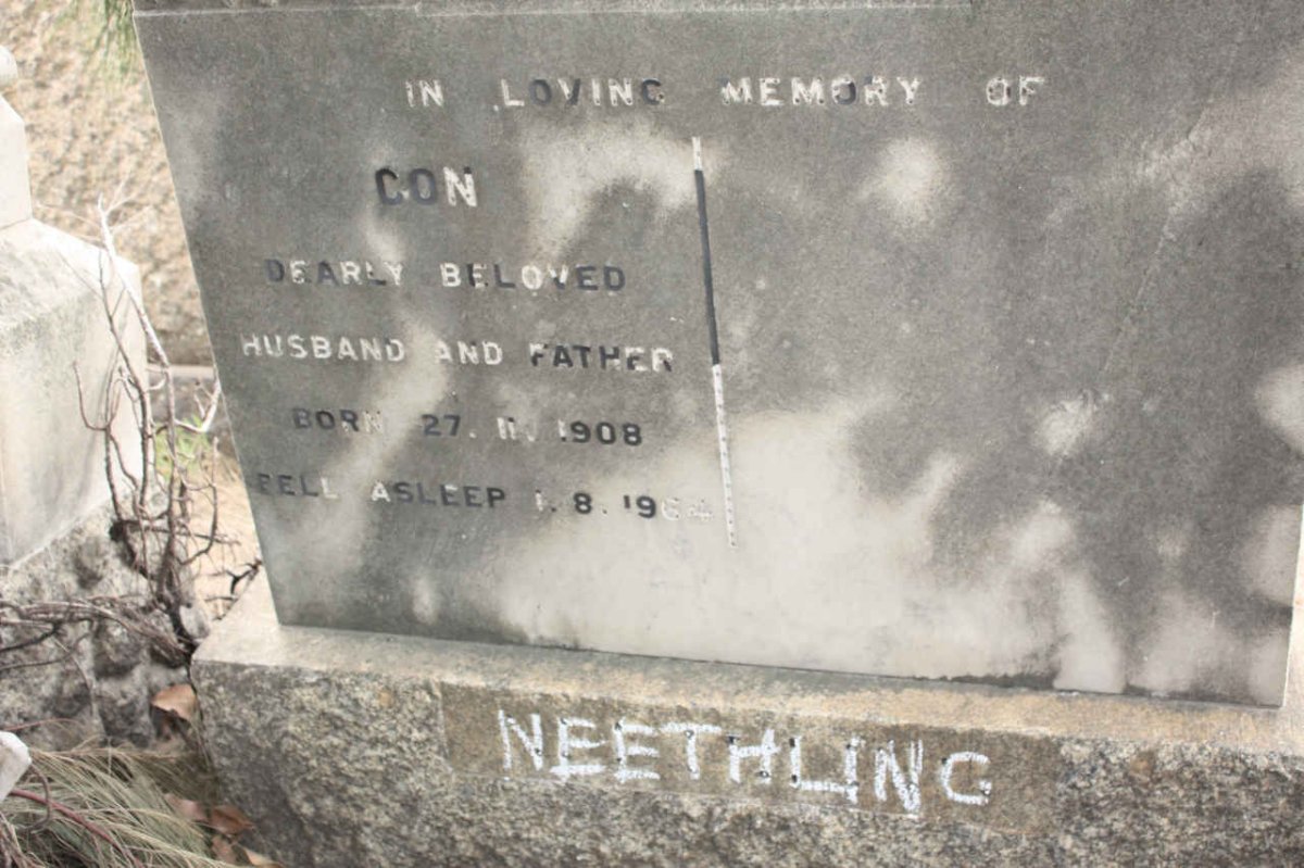 NEETHLING Con 1908-1964