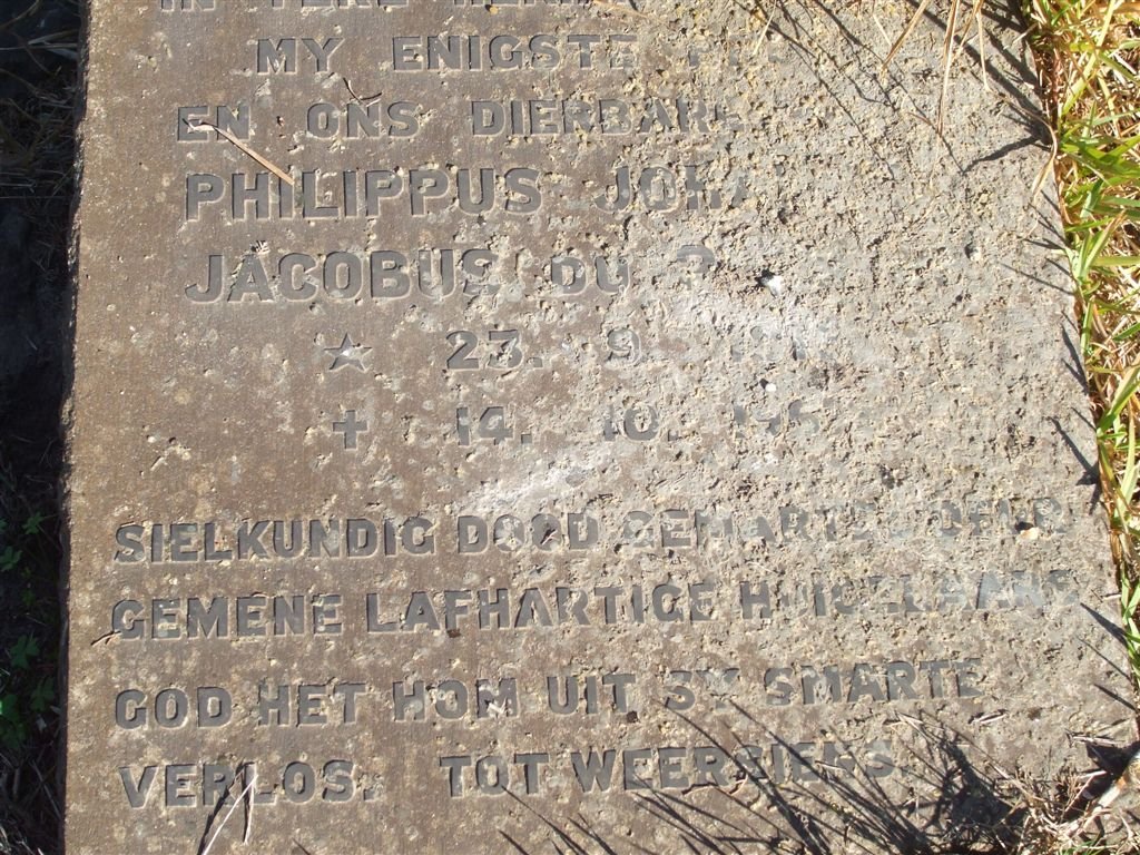 NEL Philippus Johannes Jacobus du P???