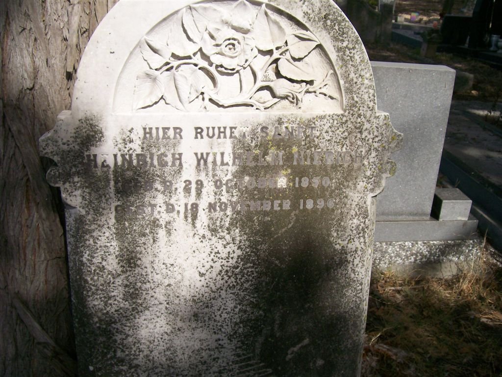 NIERICH Heinrich Wilhelm 1850-1896