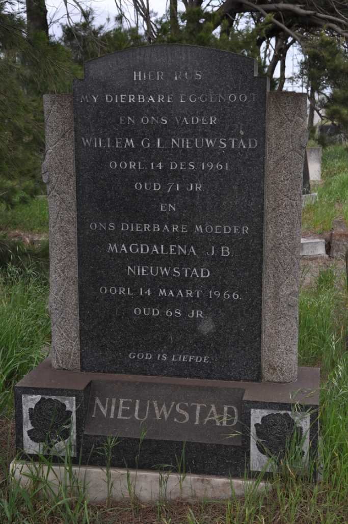 NIEUWSTAD Willem G.L. -1961 &amp; Magdalena J.B. -1966