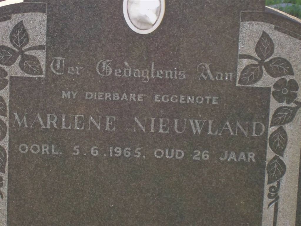 NIEUWLAND Marlene -1965