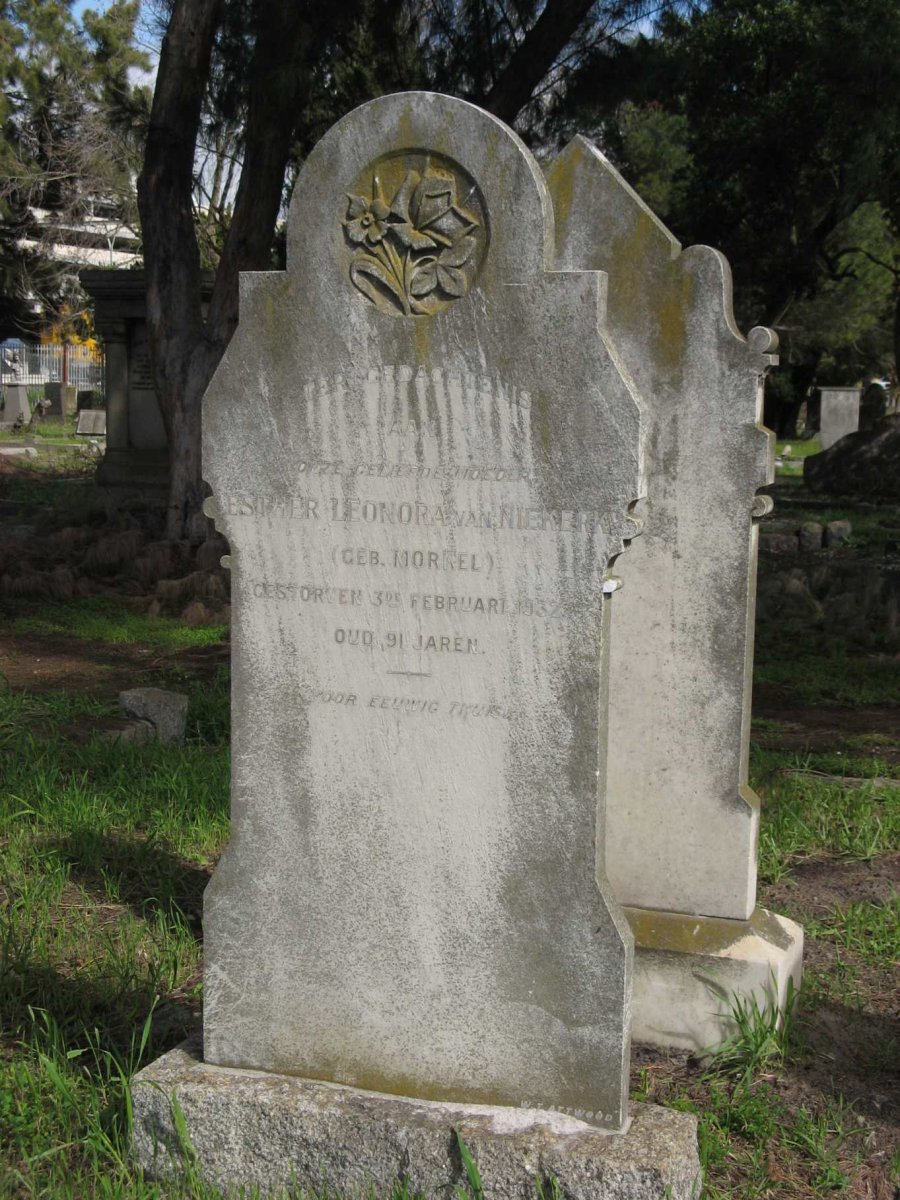 NIEKERK Esther Leonora, van nee MORKEL -1932