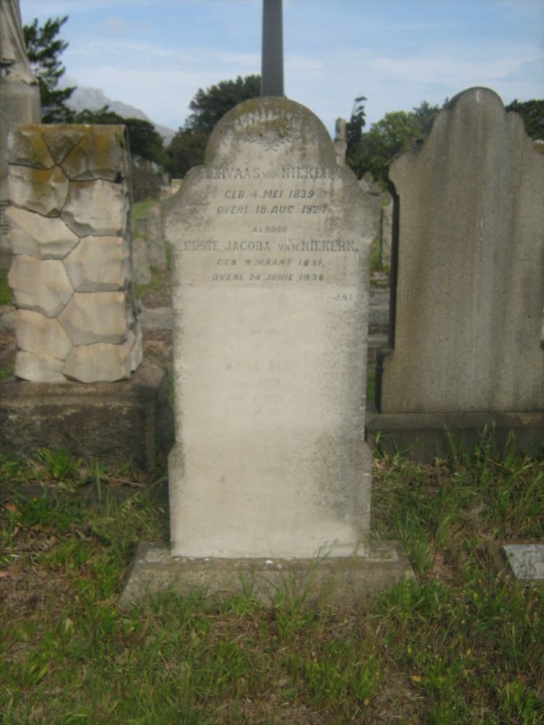 NIEKERK Servaas, van 1839-1924 &amp; Elsie Jacoba 18?1-1936