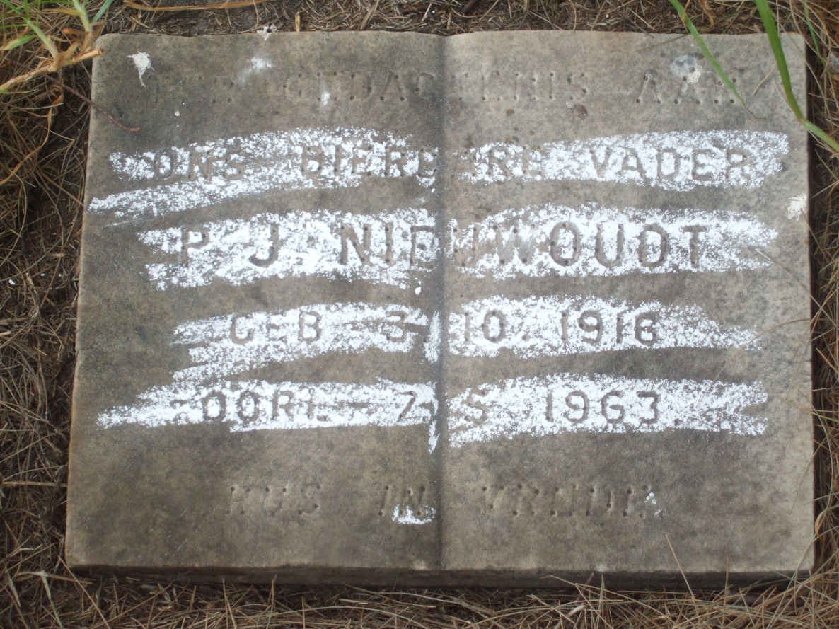 NIEUWOUDT P.J. 1916-1963