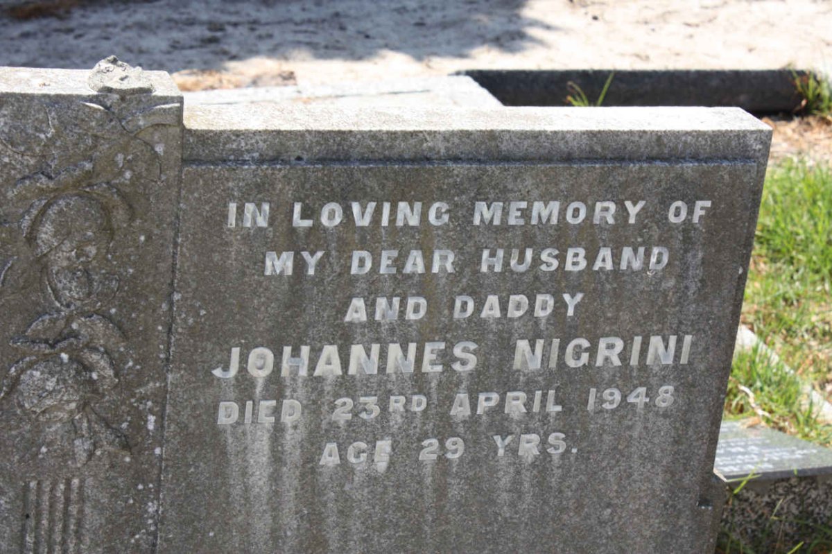 NIGRINI Johannes -1948