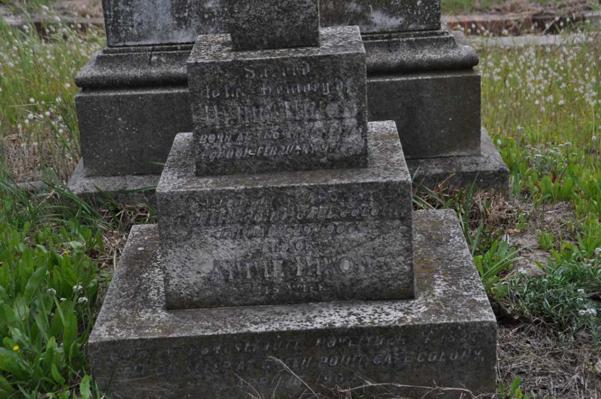 NIXON Henry 1825-1906 &amp; Annie 1827-1904